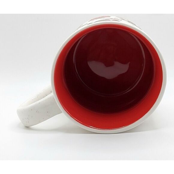 Sheffield Home Love Ladybugs Coffee /Tea Mug Cup 18 Oz Ceramic White & Red - Picture 4 of 6